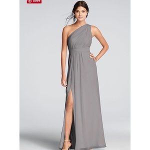 David’s Bridal One Shoulder Chiffon